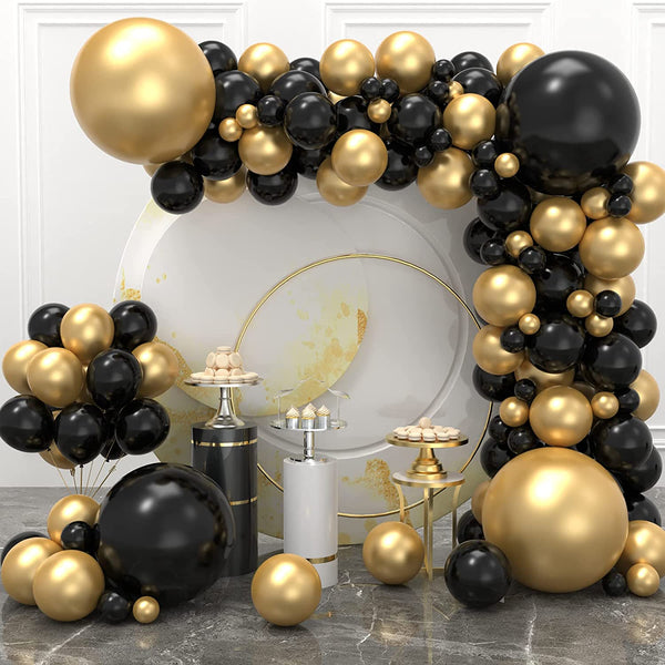 Black And Gold Balloons