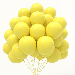 JOYYPOP Yellow Balloons 100 Pcs Yellow Party Latex Balloons, 12 Inch Yellow Latex Balloons for Sunflower Carnival Bee Birthday Baby Shower Anniversary Party Decorations