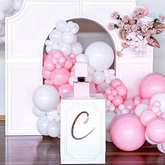 Pink Balloons 110 Pcs Pastel Pink Balloon Garland Different Sizes 5 10 12 18 Inch Light Pink Balloons for Baby Shower Wedding Party Decorations