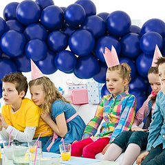 JOYYPOP Navy Blue Balloons 100 Pcs Navy Party Latex Balloons 12 Inch Blue Latex Balloons for Baby Shower Graduation Birthday Anniversary Nautical Party Decorations