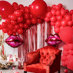 JOYYPOP Red Balloons 100 Pcs Red Party Latex Balloons 12 Inch Red Latex Balloons for Birthday Anniversary Valentine's Day Christmas Party Decorations