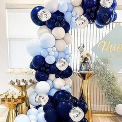 Navy Blue Balloons 110 Pcs Navy Blue Balloon Garland Kit Different Sizes 5 10 12 18 Inch Dark Blue Balloons for Birthday Anniversary Party Decorations