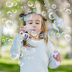 JOYYPOP 24 Pack Mini Bubble Wands for Kids Mermaid Party Favors Bubble Toy Summer Gifts for Boys Girls Mermaid Theme Birthday Party