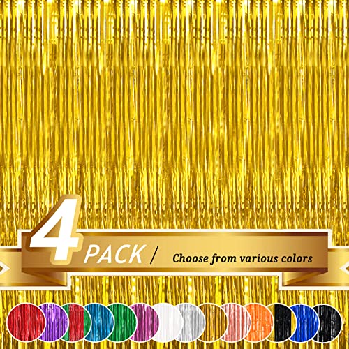 JOYYPOP 134pcs Black and Gold Balloon Garland Arch Kit Black and Gold